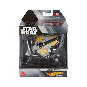 Star Wars Hot Wheels Starships Select 1:50 Scale - Jedi Interceptor Anakin (Yellow) (Pre-Order)