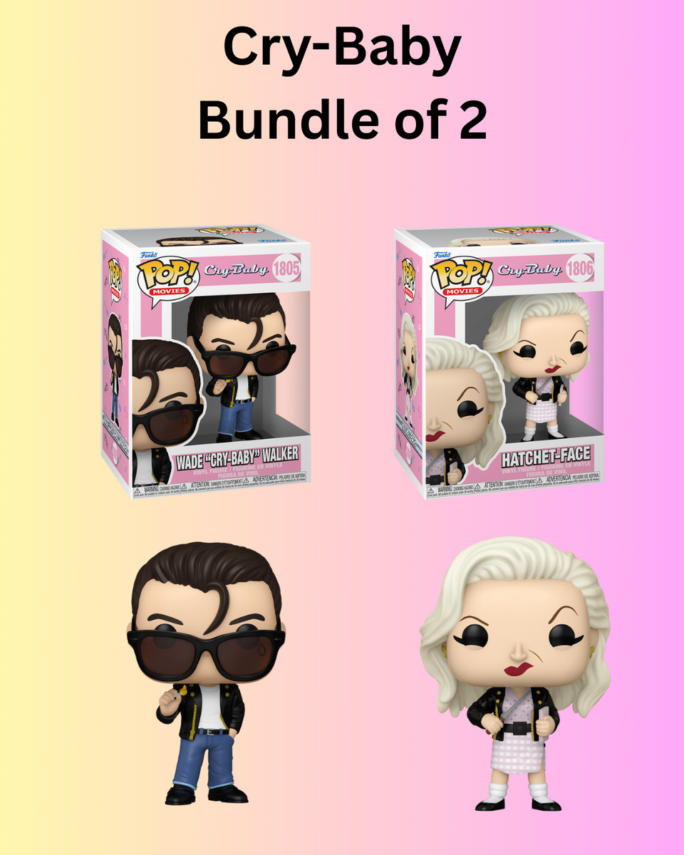 BABYL FUNKO POP! フィギュア 未開封 4体セット Funko Pop! Movies : Cry-Baby 35th Anniversary - Bundle of 2 – AAA