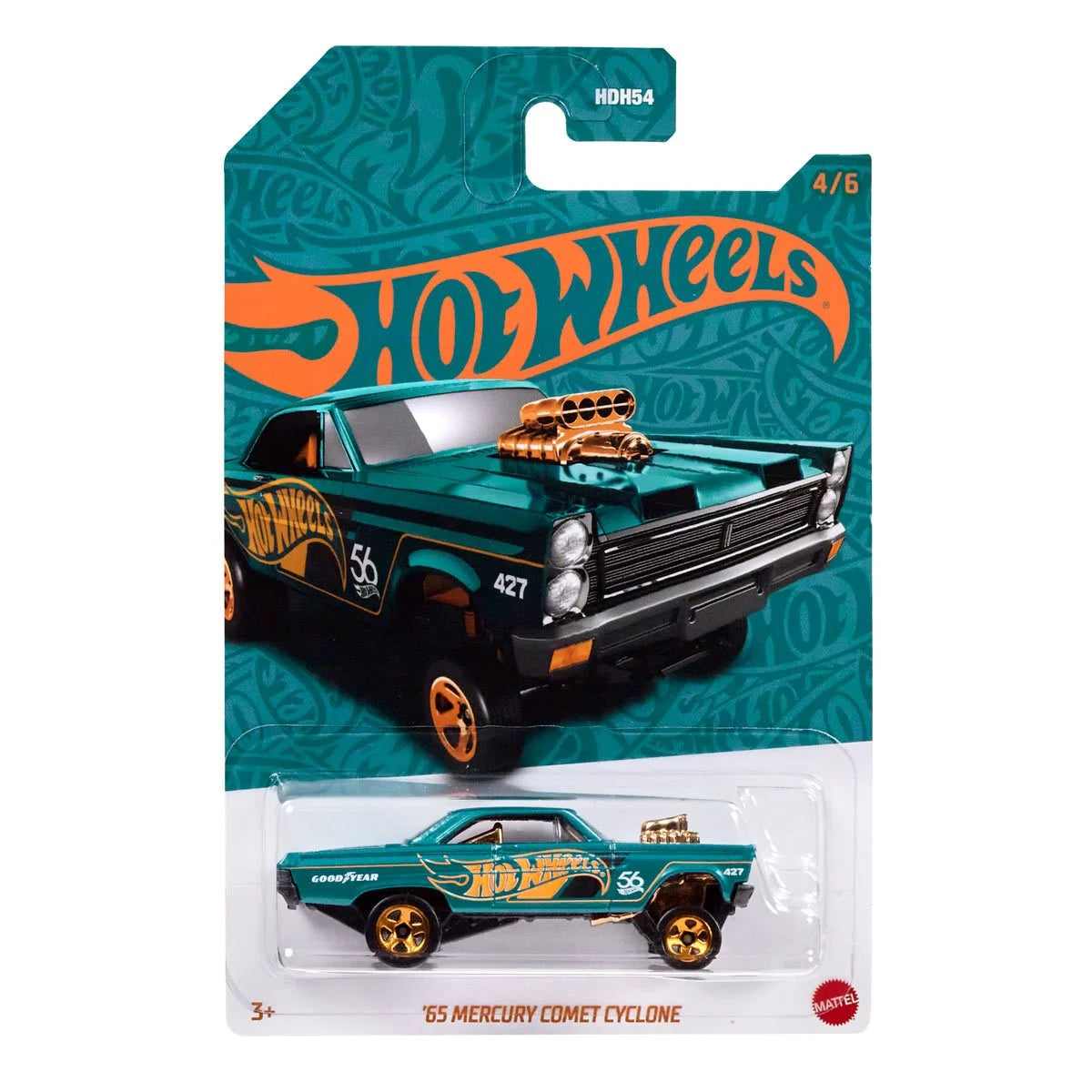 Hot Wheels 56th Anniversary Pearl and Chrome 2024 - '65 Mercury