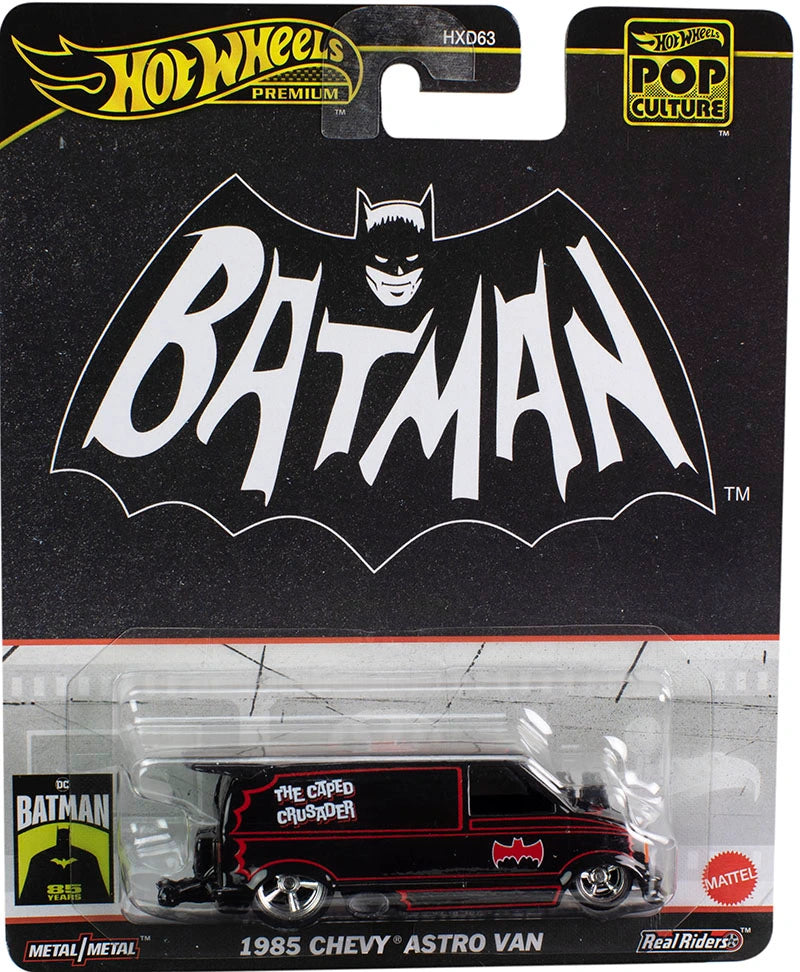 Hot Wheels Premium Pop Culture - 1985 Chevy Astro Van (Batman 1966