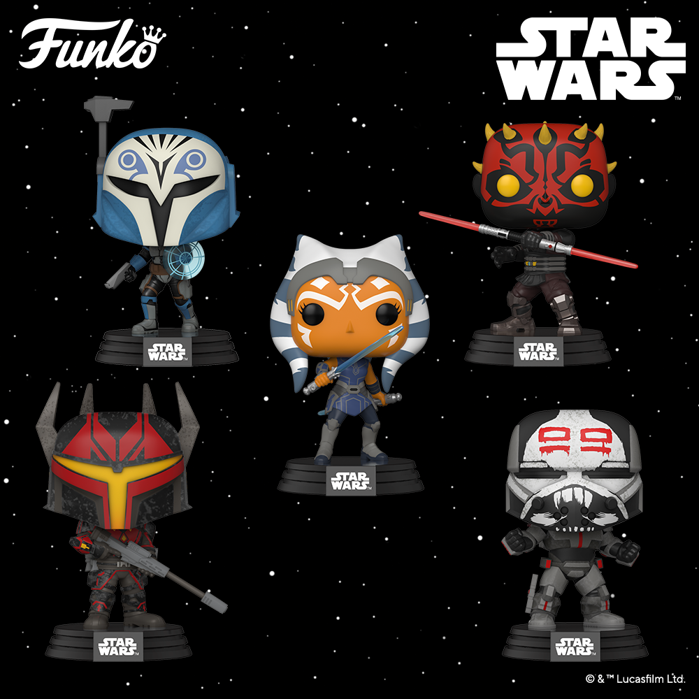 Funko Pop! Star Wars: Clone Wars - January 2021 Wave of 5