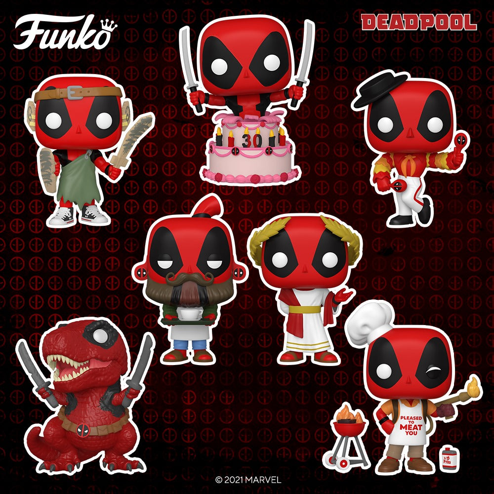 Funko Pop! Marvel Deadpool 30th Anniversary – Dinopool – Figurine Vinyle Collector 9 Cm – Cadeau Idéal Pour Fans Deadpool Et Comics