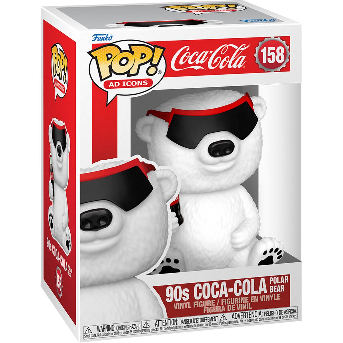 Funko Pop! Ad Icons : Coca-Cola - 90s Coca-Cola Polar Bear #158 – AAA Toys  and Collectibles