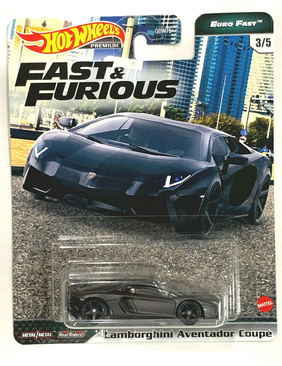 Fast & Furious Hot Wheels Premium Euro Fast 3/5 Lambo Aventador