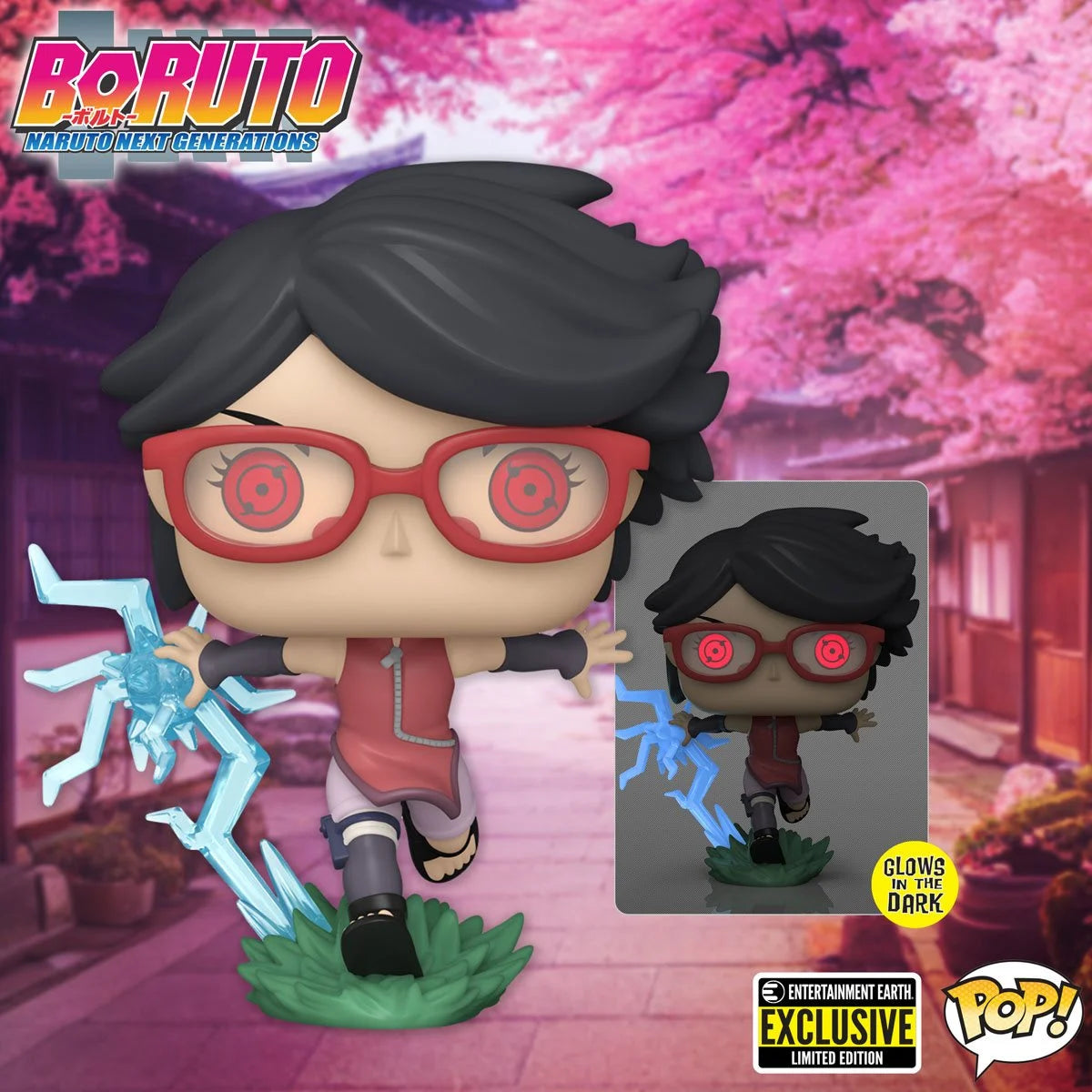  Funko Pop! Animation: Boruto: Naruto Next Generations - Sarada  with Sharingan : Toys & Games