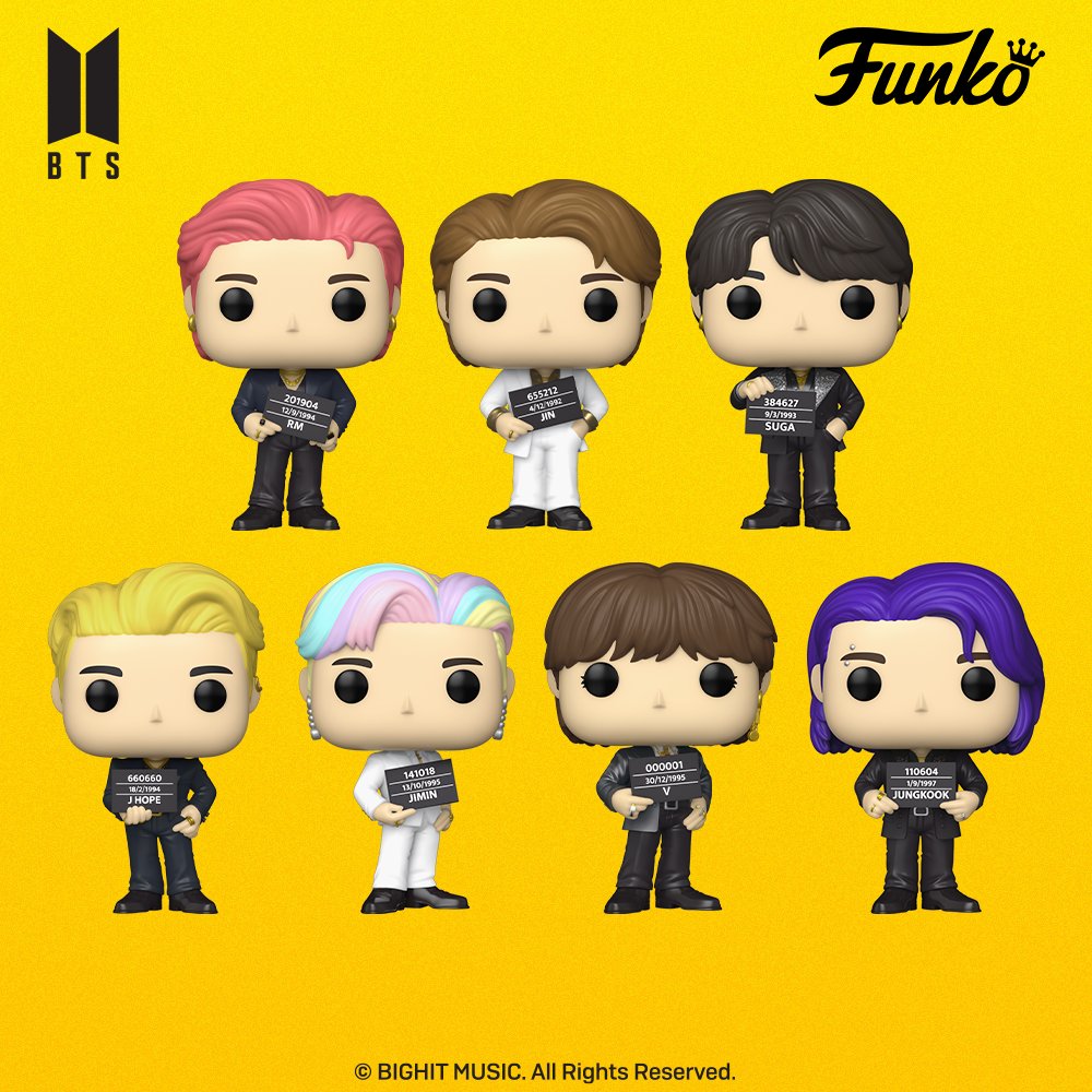 Funko Pocket Pop! Keychain BTS Proof Mini Figures! 