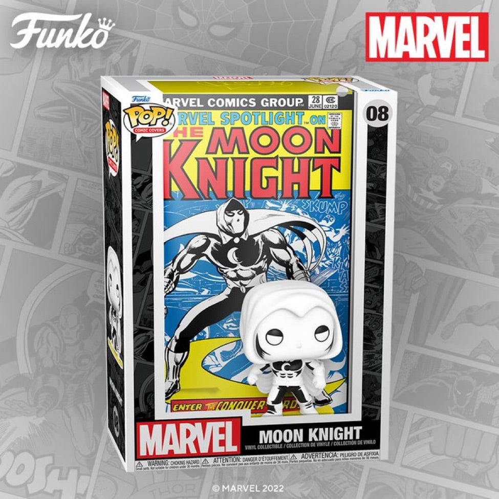 krak basen Baglæns Pop! Comic Cover Figure with Case - Moon Knight (Pre-Order) – AAA Toys and  Collectibles