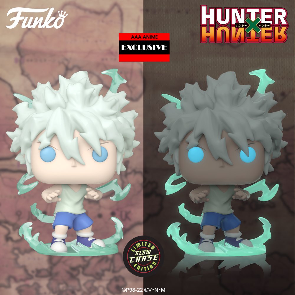 Funko Pop! Hunter X Hunter Killua Special Edition #1156 and Killua #1106  AAA