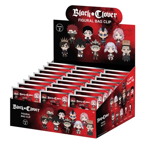 Black Clover Series 2 3D Foam Bag Clip - One Mystery Figure (Pre-Order)