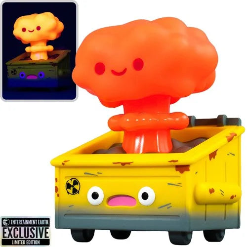 Lil Nuclear Dumpster Fire Radioactive Red Variant Vinyl Figure - Entertainment Earth Exclusive (Pre-Order)