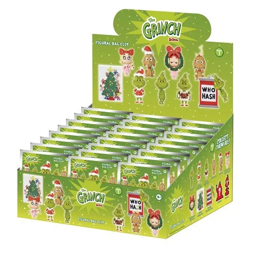 Grinch Series 1 3D Foam Bag Clip - One Mystery Figure (Pre-Order)