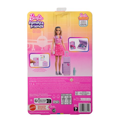 Barbie Family & Friends Malibu Travel Doll (Pre-Order)