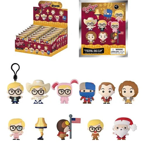 A Christmas Story Series 1 3D Foam Bag Clip - One Mystery Figure (Pre-Order)