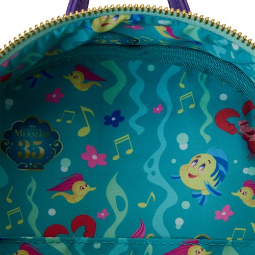 Loungefly - The Little Mermaid 35th Anniversary Life Is The Bubbles Mini-Backpack (Pre-Order)