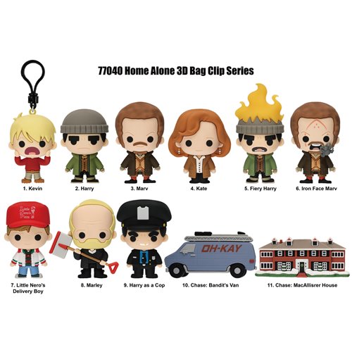 Home Alone Series 1 3D Foam Bag Clip - One Mystery Figure (Pre-Order)