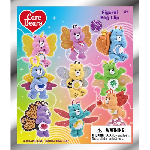Care Bears Series 3 3D Foam Bag Clip - One Mystery Figure (Pre-Order)