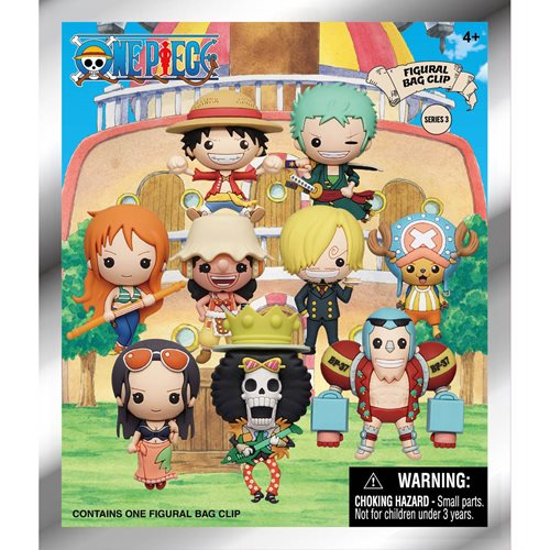 One Piece 3D Foam Bag Clip Series 3 - One Mystery Figure