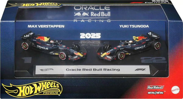 Hot Wheels Premium Oracle Red Bull Racing Die Cast Car Set