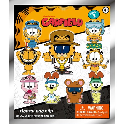 Garfield Series 2 3D Foam Bag Clip - One Mystery Figure (Pre-Order)