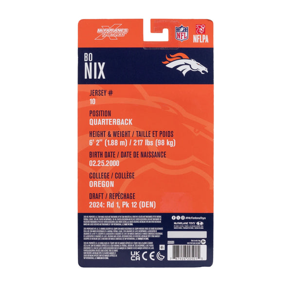 NFL McFarlane's SportsPicks Denver Broncos Bo Nix 6-Inch Action Figure (Pre-Order)