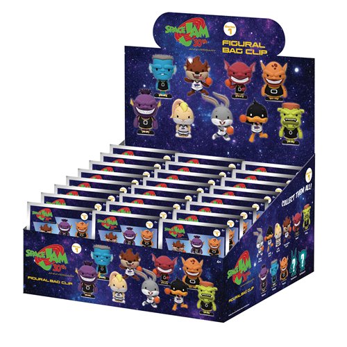 Space Jam Series 1 3D Foam Bag Clip - One Mystery Figure (Pre-Order)