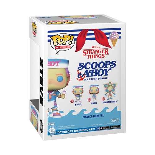 Stranger Things Steve with Ice Cream (Scoops Ahoy) Funko Pop! Vinyl Figure #1545 (Pre-Order)