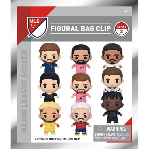 MLS Players Series 2 3D Foam Bag Clip - One Mystery Figure