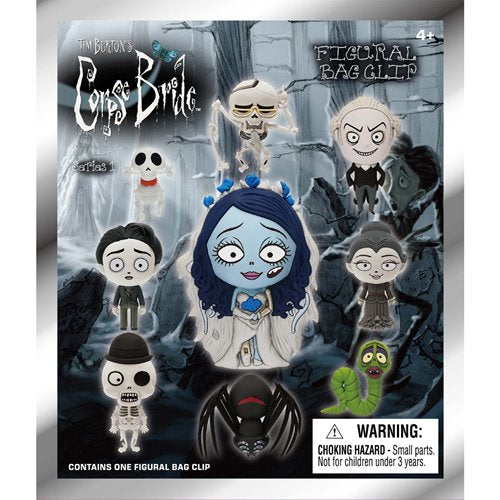 Corpse Bride Series 1 3D Foam Bag Clip - One Mystery Figure (Pre-Order)