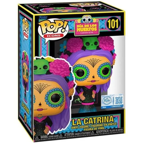 Dia de Los Muertos La Catrina Black Light Funko Pop! Vinyl Figure #101 - AE Exclusive (Pre-Order)