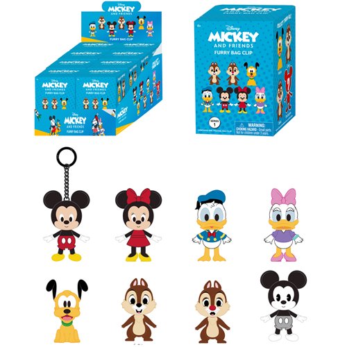 Disney Furry Friends Series 1 3D Foam Bag Clip - One Mystery Figure (Pre-Order)