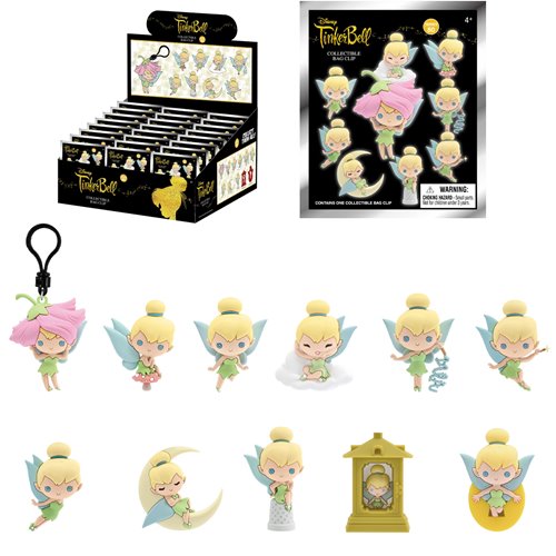 Peter Pan Tinker Bell Series 80 3D Foam Bag Clip - One Mystery Figure (Pre-Order)