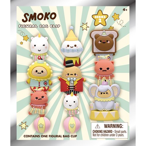 Smoko Series 2 3D Foam Bag Clip - One Mystery Figure (Pre-Order)