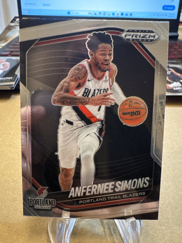 2024-25 Panini Prizm Black #60 Anfernee Simons
