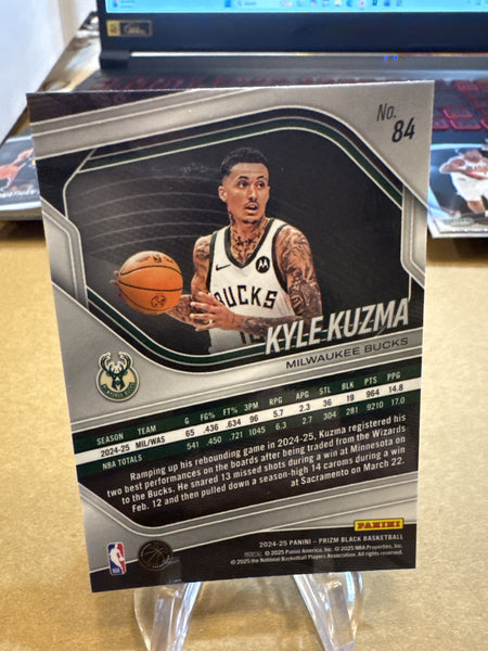 2024-25 Panini Prizm Black #84 Kyle Kuzma