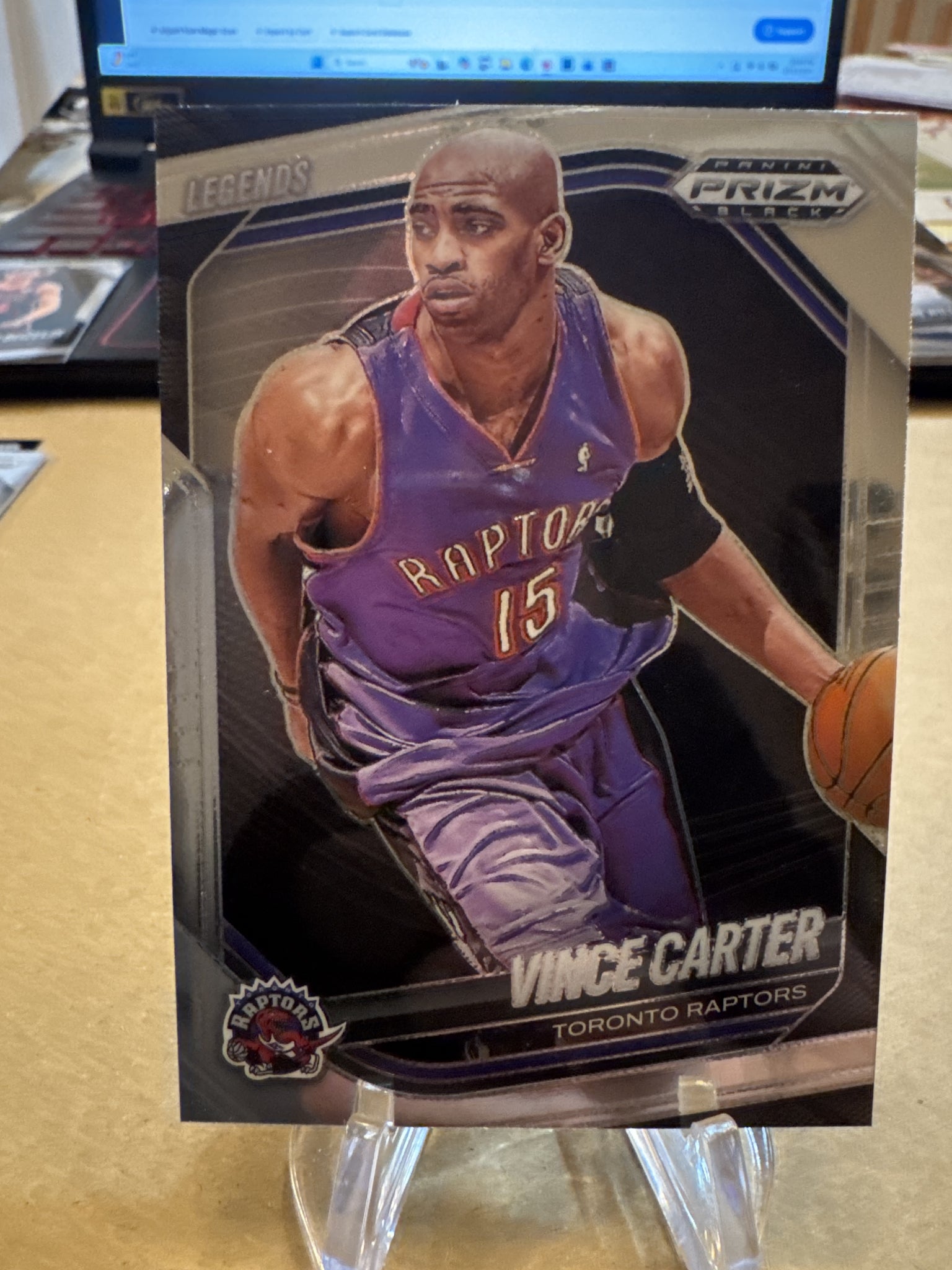2024-25 Panini Prizm Black #278 Vince Carter