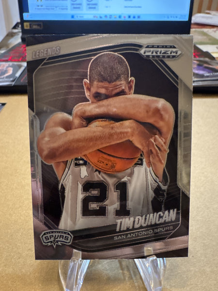2024-25 Panini Prizm Black #252 Tim Duncan