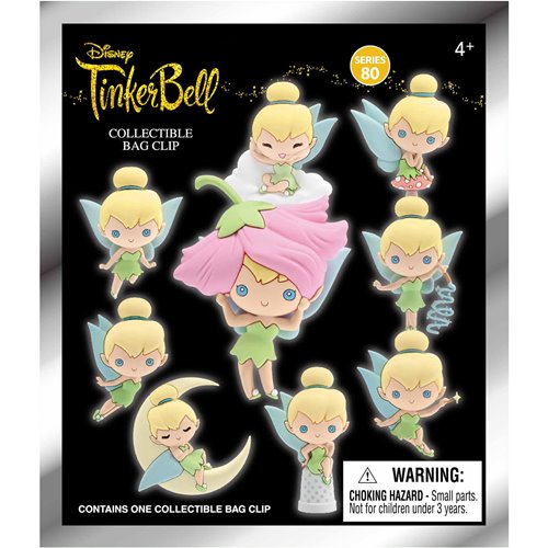 Peter Pan Tinker Bell Series 80 3D Foam Bag Clip - One Mystery Figure (Pre-Order)