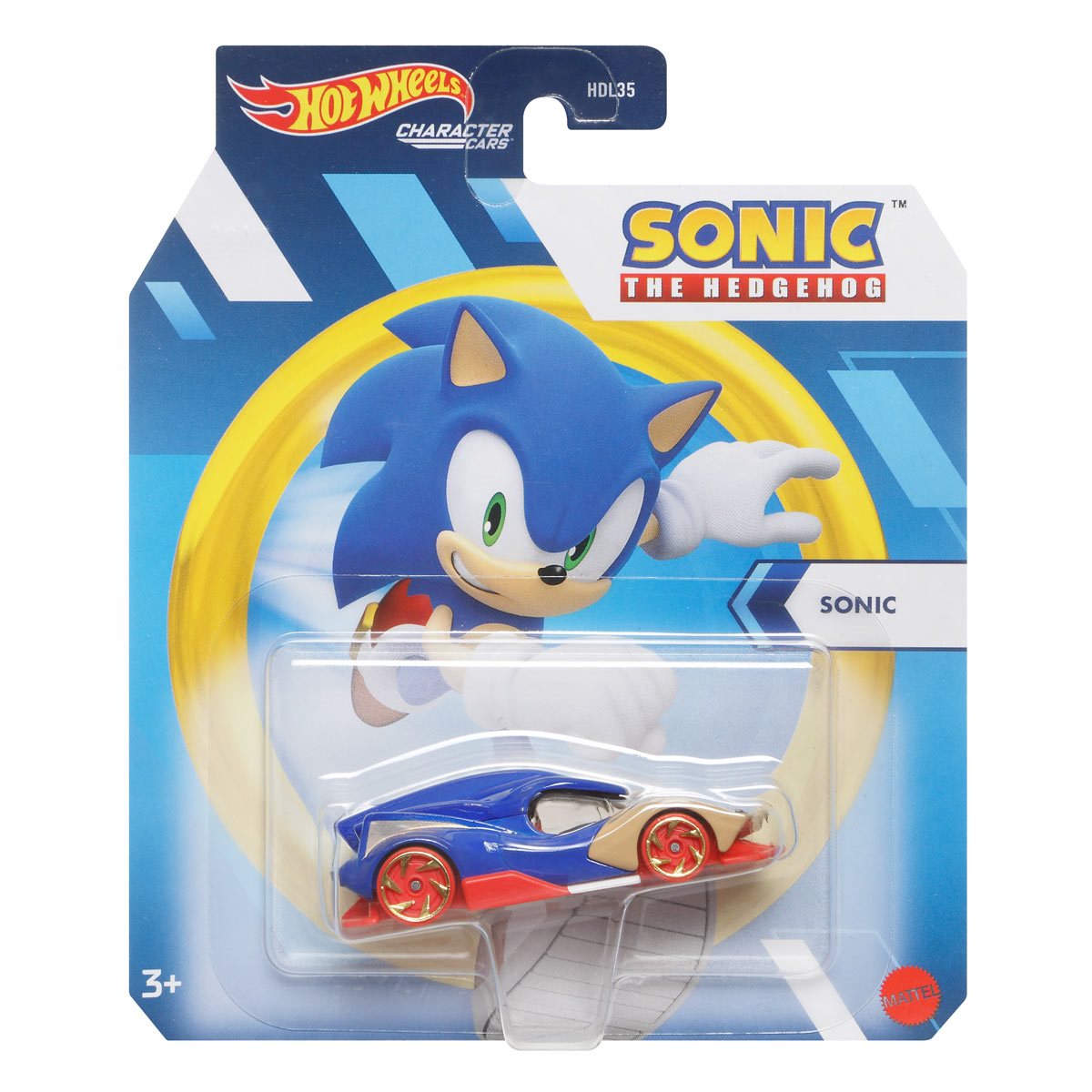 Hot Wheels Entertainment Character Cars - Sonic the Hedgehog
