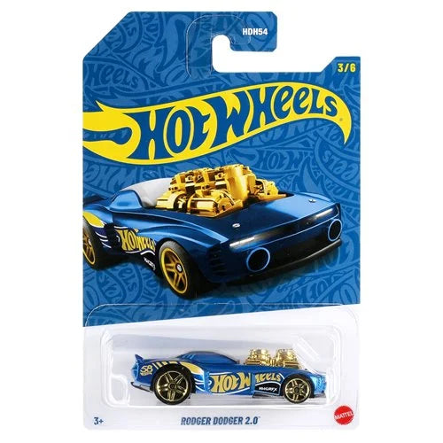 Hot Wheels 58th Anniversary Pearl and Chrome 2026 Mix 2 - Rodger Dodger 2.0 (3/6)