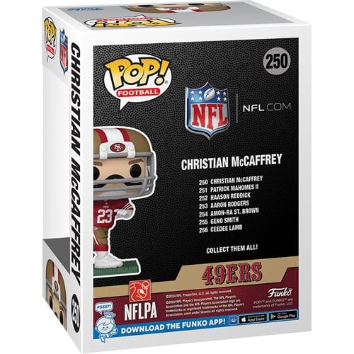 Funko Pop! NFL: Chrisitan McCaffrey #250 (49ers) (Pre-Order)