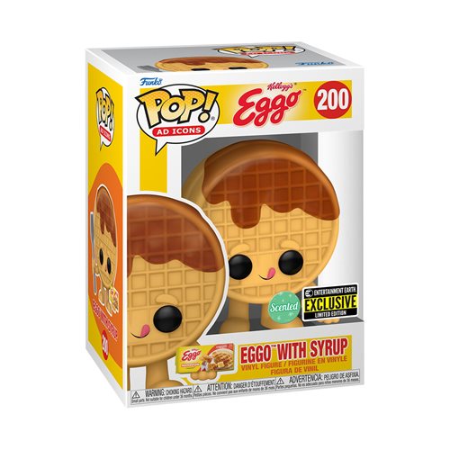 Funko Pop! Ad Icons: Kellog's Eggo Waffle with Syrup Scented #200 - Entertainment Earth Exclusive