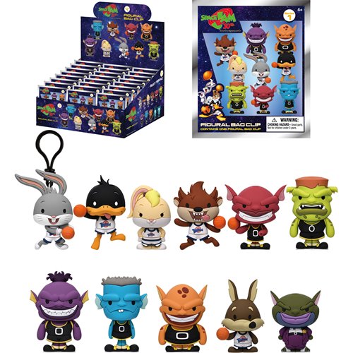Space Jam Series 1 3D Foam Bag Clip - One Mystery Figure (Pre-Order)
