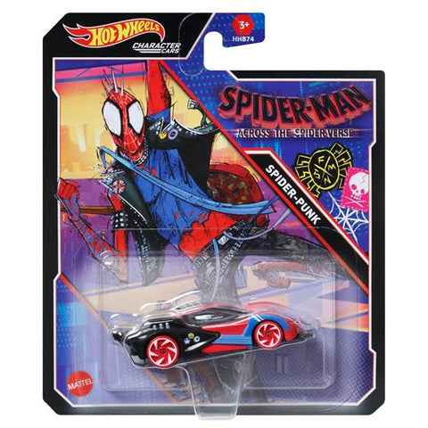 Hot Wheels Character Cars - Marvel - Spider-Man Across The Spiderverse - Spider-Punk