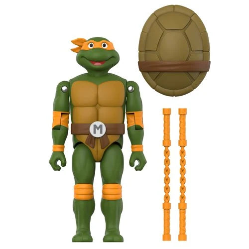Teenage Mutant Ninja Turtles Michelangelo 3 3/4-Inch ReAction+ Figure (Pre-Order)