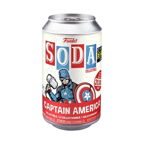 Funko Soda - Avengers: Endgame - Captain America Vinyl Soda Figure - Entertainment Earth Exclusive (Chance at Chase)