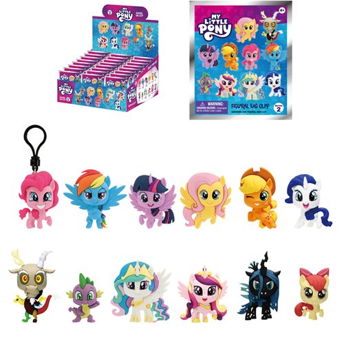 My Little Pony Series 2 3D Foam Bag Clip - One Mystery Figure (Pre-Order)