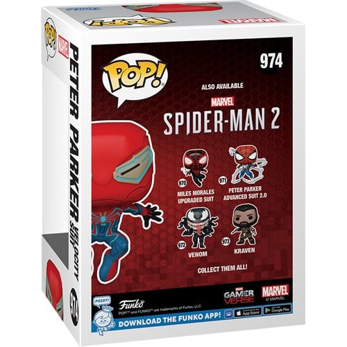 Funko Pop! Games : Spider-Man 2 - Peter Parker Velocity Suit #974 - Entertainment Earth Exclusive