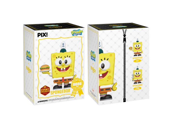 Thrilljoy PIX: SpongeBob SquarePants with Krabby Patty - 2026 Convention Exclusive LE8888 (Chance at Chase)