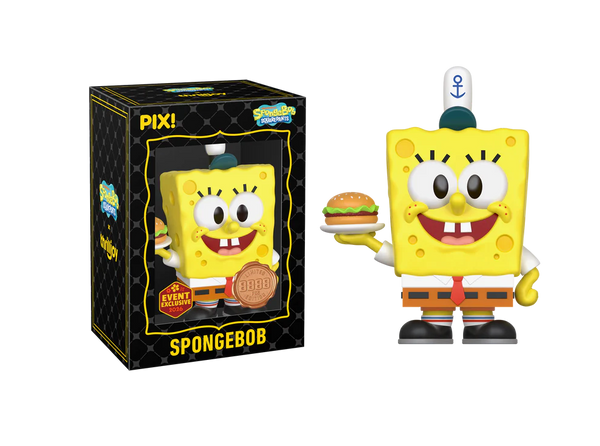 Thrilljoy PIX: SpongeBob SquarePants with Krabby Patty - 2026 Convention Exclusive LE8888 (Chance at Chase)
