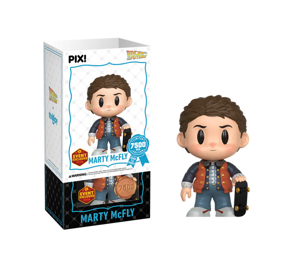 Thrilljoy PIX: Back to the Future Marty McFly with Skateboard - 2026 Convention Exclusive LE7500 (Chance at Chase)